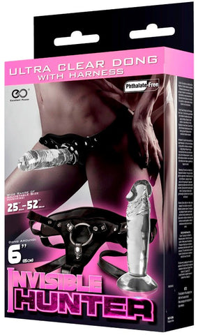 NANMA Corporation Invisible Hunter Strap On Harness 6 inch Premium Silicone - Realistic Dildos