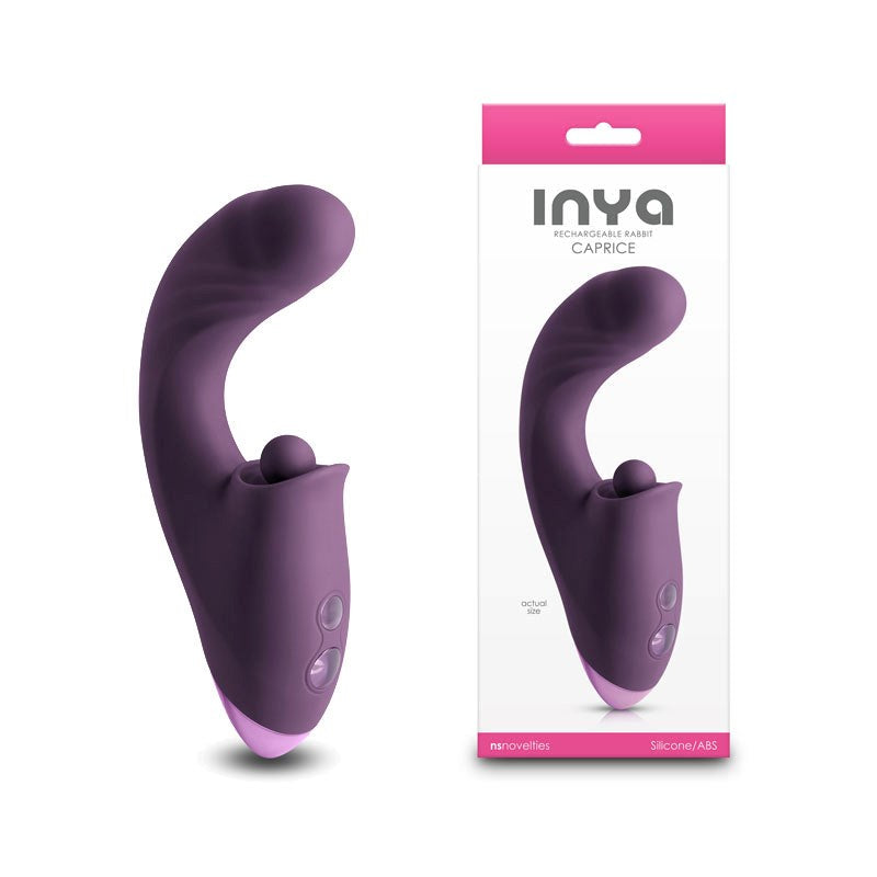 NS Novelties INYA Caprice Vibrator with 10 Modes and Premium Silicone - - Clit Ticklers and Pulsators