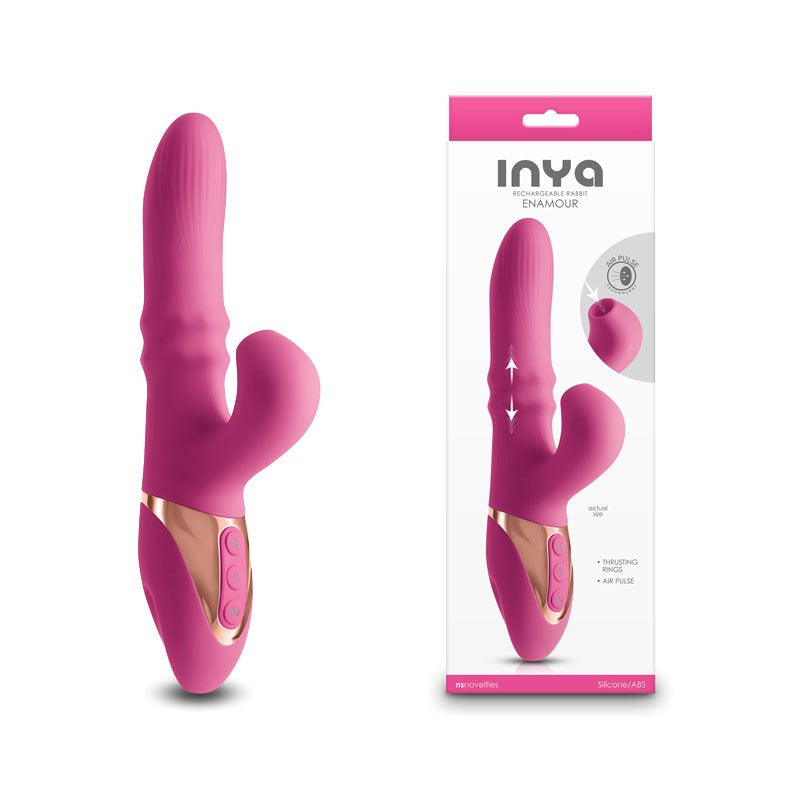 NS Novelties INYA Enamour Pulsating Vibrator for Clitoral Stimulation - - Rabbit Vibrators