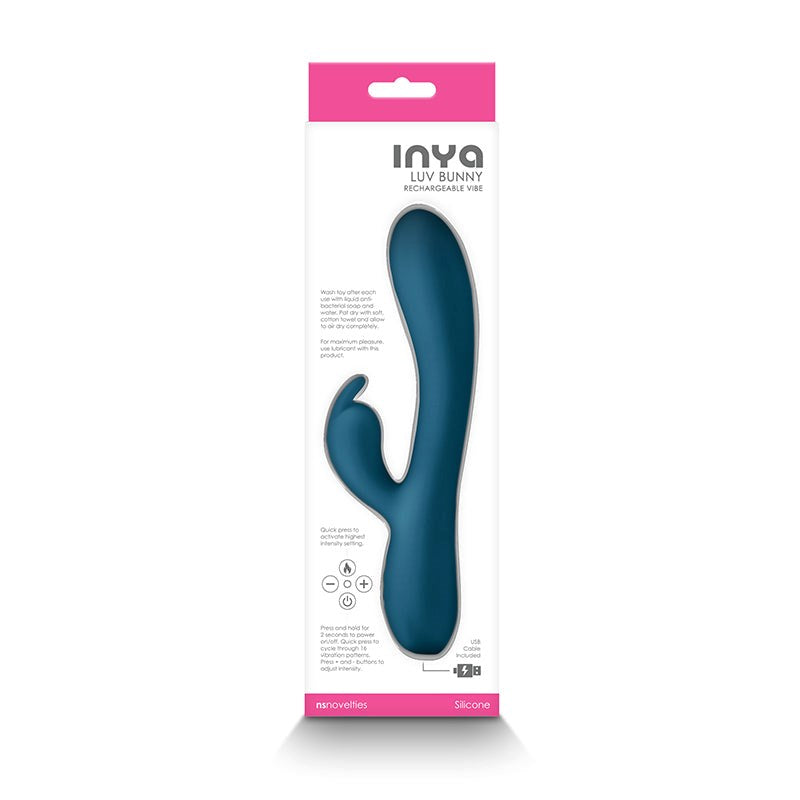 NS Novelties INYA Luv Bunny Rabbit Vibrator with 10 Vibration Modes - - Rabbit Vibrators