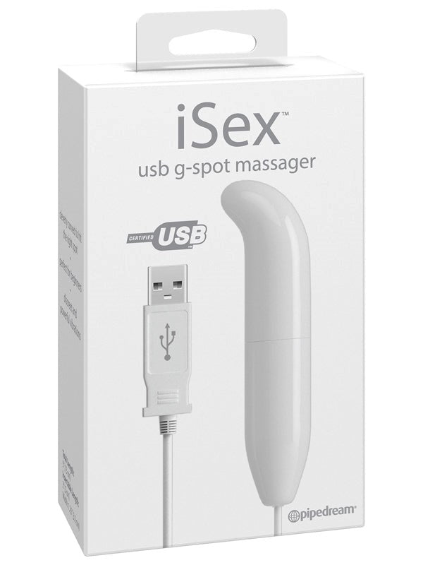 Pipedream iSex USB Rechargeable G Spot Vibrator with Consistent Power - - G-Spot Vibrators