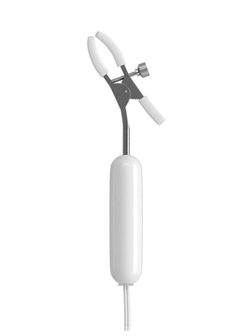 Pipedream iSex USB Rechargeable Vibrating Nipple Clamp Adjustable Tension - Breast and Nipple Toys