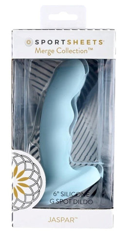 Sportsheets Jasper 6 in. Suction Cup Dildo with Textured Shaft - Non-Realistic Dildos