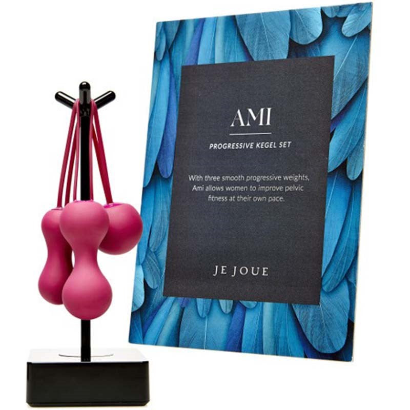 Je Joue Ami Set Fuchsia Progressive Pelvic Floor Training System - - Love Eggs and Kegel Exercisers