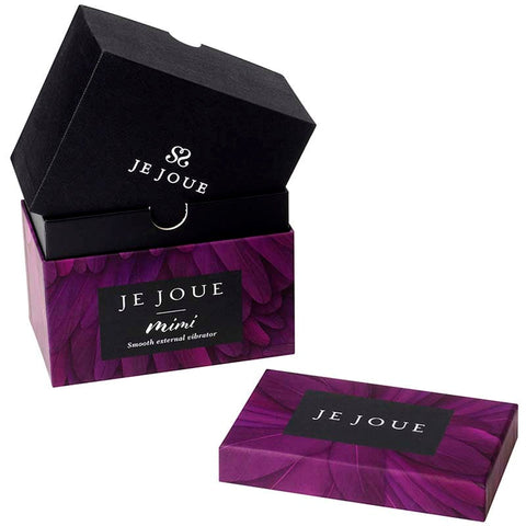 Je Joue MiMi Black Clitoral Vibrator with Magnetic Charging - Clit Ticklers and Pulsators