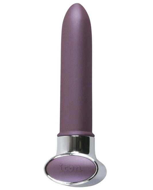 Icon Brands Je Taime 5inch Cinq Lilac Mini Vibrator for Clitoral Stimulation - - Mini & Slim Vibrators