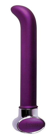 Icon Brands Je Taime 7 inch Le Point Violet Curved Dildo for G Spot - G-Spot Vibrators