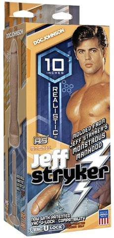 Doc Johnson Jeff Stryker Realistic Vibrating Cock with Multi Speed Vibrations - Realistic Dildos