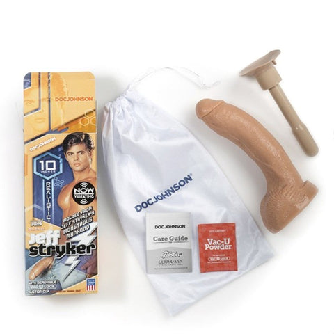 Doc Johnson Jeff Stryker Realistic Vibrating Cock with Multi Speed Vibrations - Realistic Dildos