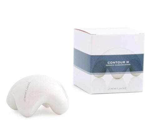 Pipedream Products Jimmyjane Contour M Ceramic Massage Stone Temperature Play - Sex Toys For Couples