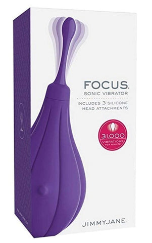 Pipedream Products Jimmyjane Focus Sonic Multi Functions Clitoral Vibrator - Clit Ticklers and Pulsators