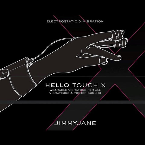 Pipedream Products Jimmyjane Hello Touch X Rechargeable Finger Massager Dual Tech - Finger and Tongue Vibrators