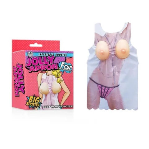 NANMA Corporation Jolly Apron Big Boobies Inflatable Party Accessory - Bachelorette and Bucks