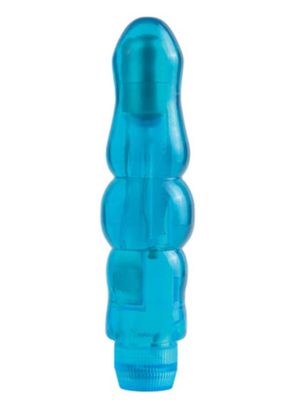 Pipedream Juicy Jewels Blue Topaz Bendable Vibrator with Multi Speed Control - - Waterproof Vibrators