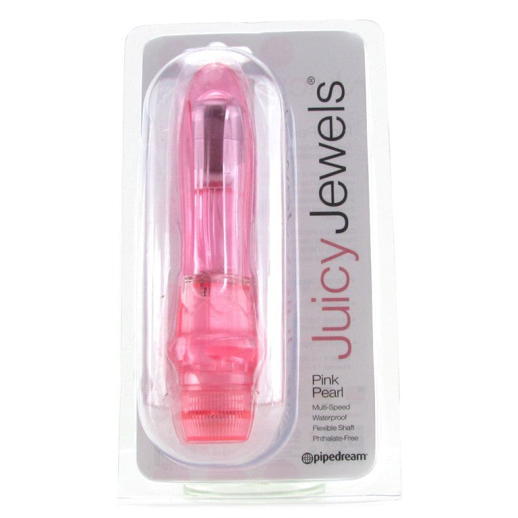 Pipedream Products Juicy Jewels Pink Pearl Bullet Vibrator with Bendable Shaft - - Waterproof Vibrators