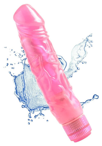 Pipedream Juicy Jewels Precious Pink Dildo Vibrator Flexible Design - Waterproof Vibrators