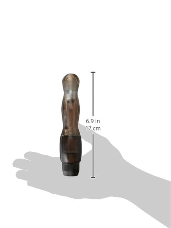 Pipedream Juicy Jewels Smokey Quartz Realistic Vibrator with Veined Texture - - Personal Massagers