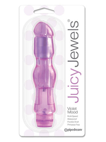 Pipedream Products Juicy Jewels Violet Mood Adult Massager Flexible - Waterproof Vibrators