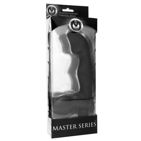XR Brands Karma Strapless Silicone Vibrating Dildo Hands Free Partner Play - Vibrating Dildos