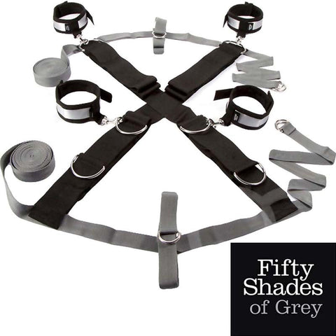 Keep Still Over the Bed Cross Restraint - Cuffs and Restraints