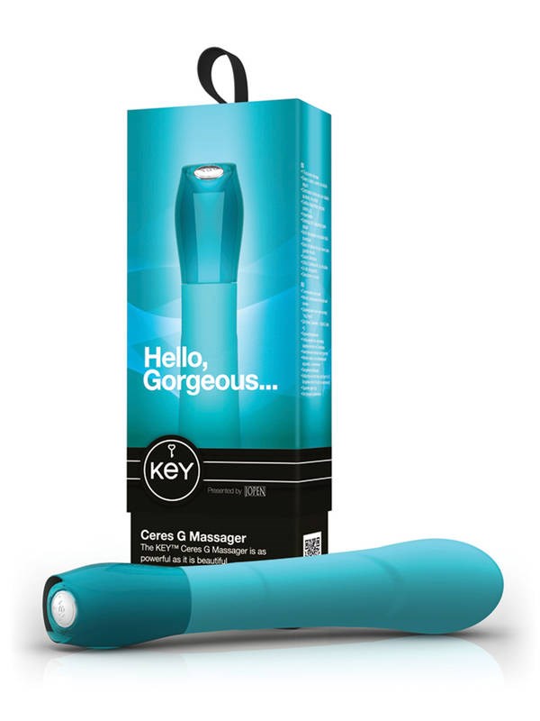 California Exotics Key By Jopen Ceres G Massager Robin Blue G Spot Vibrator - G-Spot Vibrators