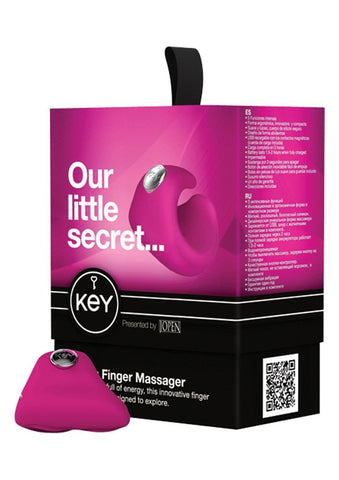 California Exotics Key by Jopen Pyxis Finger Massager Robin Blue Vibrator - Finger and Tongue Vibrators