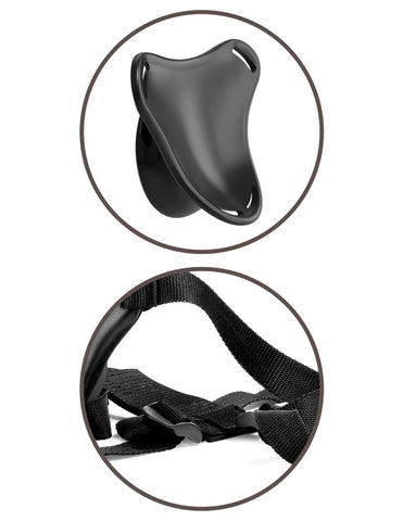 Pipedream Products King Cock Elite Beginners Silicone Body Dock Strap On Kit - Realistic Dildos