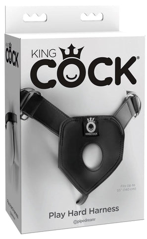 Pipedream Products King Cock Play Hard Strap On Harness Sex Toys Industrial - Strap On Sextoys