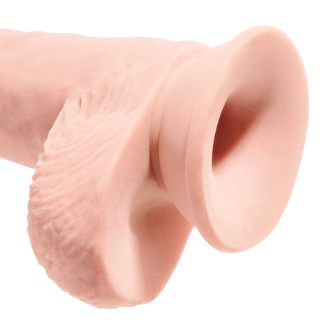 Pipedream Products King Cock Plus 10 Inch Triple Density Fat Cock with Balls - Realistic Dildos