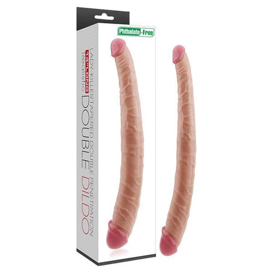 Lovetoy King Sized Lady Killer Double Dildo 14 Inch Premium Silicone - - Realistic Dildos
