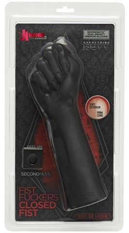 Doc Johnson Kink Fist Fuckers Closed Fist Dual Density Silicone Dildo - Realistic Dildos