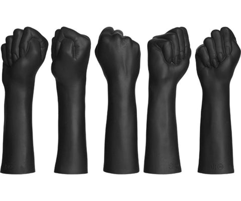 Doc Johnson Kink Fist Fuckers Closed Fist Dual Density Silicone Dildo - Realistic Dildos