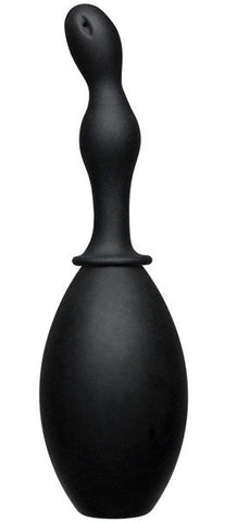 Doc Johnson Kink Flow Flush Silicone Anal Douche & Accessory Black - Enemas and Douches