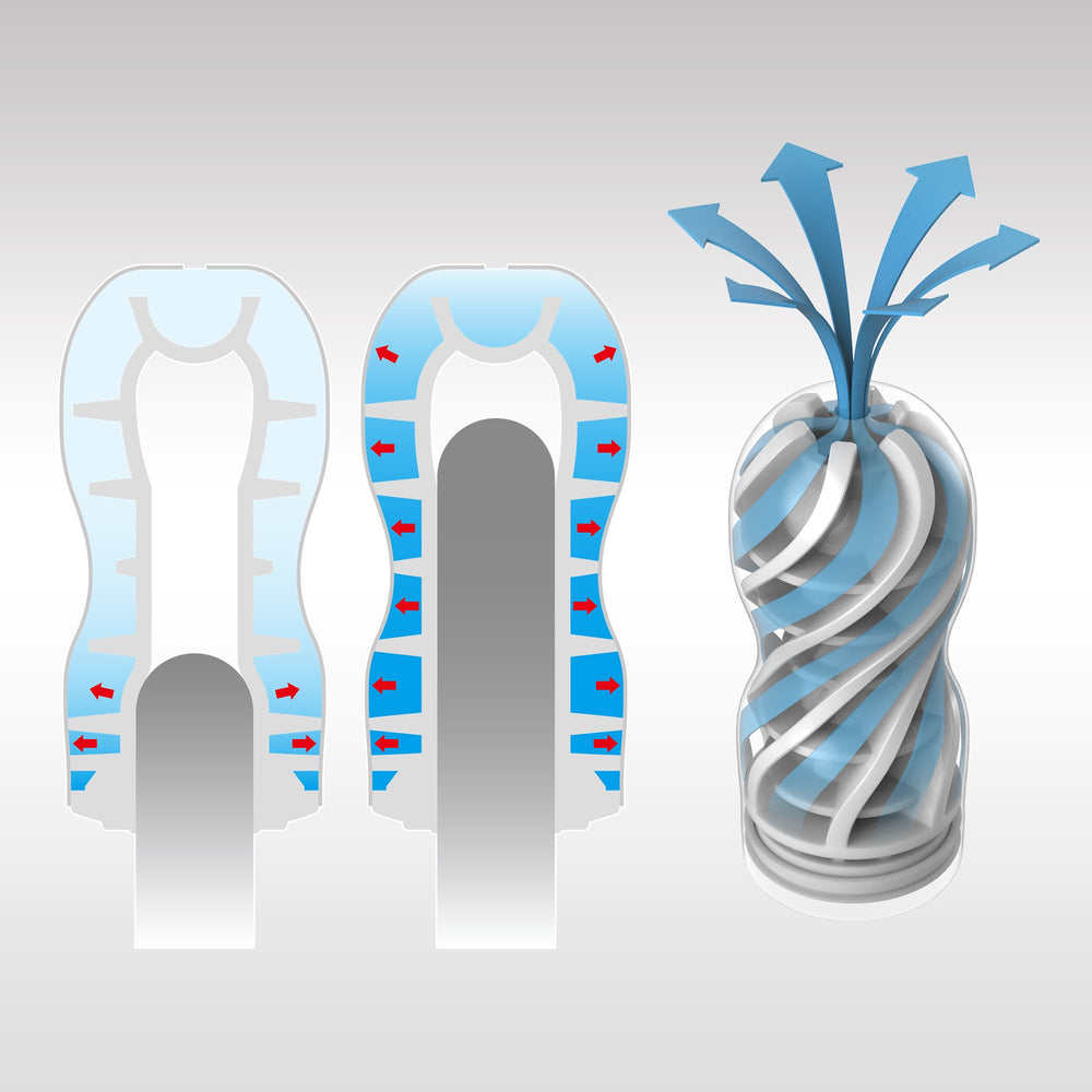 TENGA Air Flow Cushion Design Male Masturbation Cup - - Masturbators and Strokers