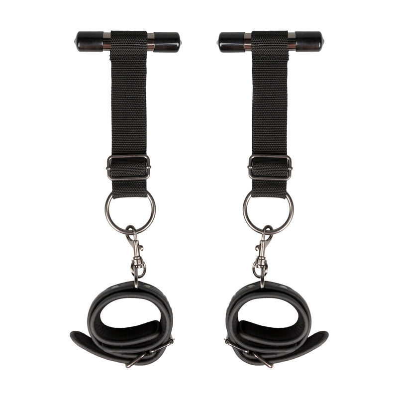 Easytoys Fetish Over the Door Wrist Cuffs - - Cuffs And Restraints