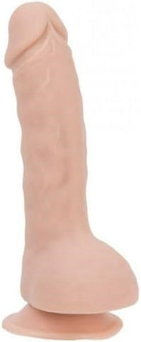 BMS Factory Addiction Brad Realistic Dong Beige 7.5 Inch with Suction Cup - Realistic Dildos