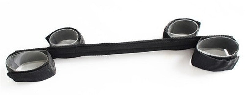 Rigid Bondage Bar with Cuffs - - Spreaders and Hangers