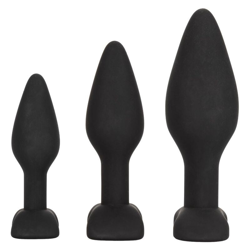 Silicone Anal Exerciser Kit - - Butt Plugs