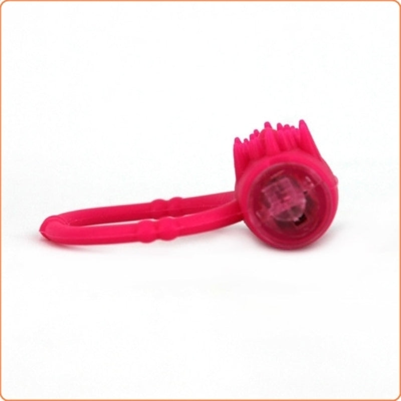 Silicone Vibrating Cock Ring - - Ball and Cock Toys