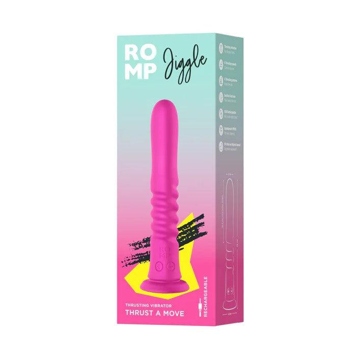 Love Honey Romp Jiggle Silicone Thrusting Vibrator - - G-Spot Vibrators