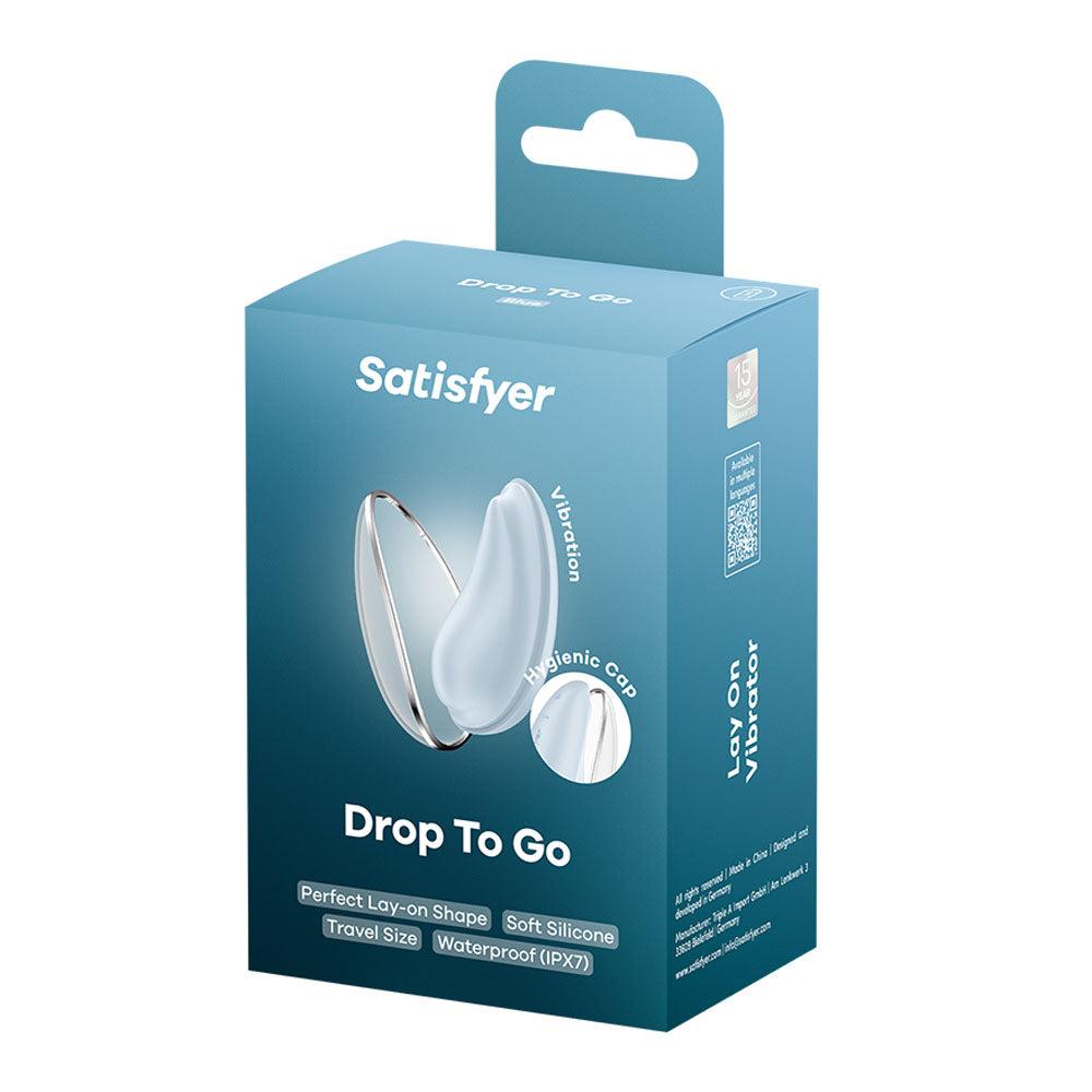 Satisfyer Drop To Go USB Rechargeable Clitoral Stimulator Waterproof - Clit Ticklers and Pulsators