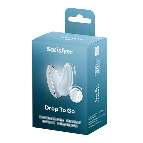 Satisfyer Drop To Go USB Rechargeable Clitoral Stimulator Waterproof - Clit Ticklers and Pulsators