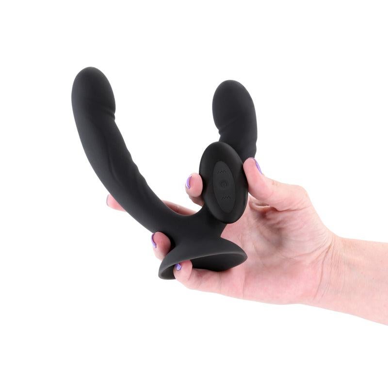 NS Novelties INYA Duet Remote Control Vibrating Double Dildo - Vibrating Dildos