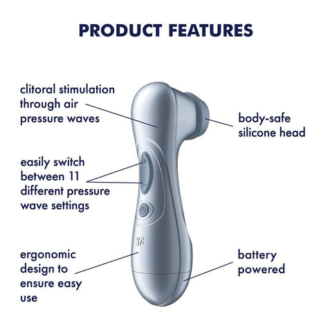 Satisfyer Pro 2 Battery Series Touch-Free Clit Stimulator