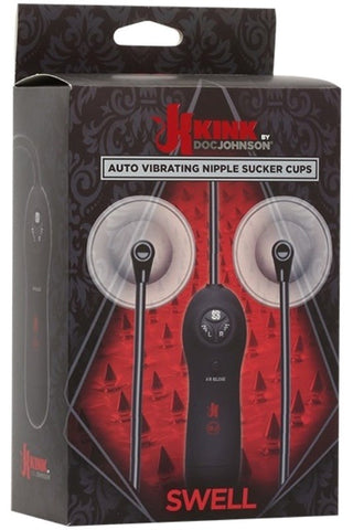 Doc Johnson Kink Swell Auto Nipple Sucker Cups with Automatic Suction - Nipple and Clit Clamps