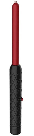 Doc Johnson Kink The Stinger Electro Play Wand Black and Red Electroplay - Electro Sex