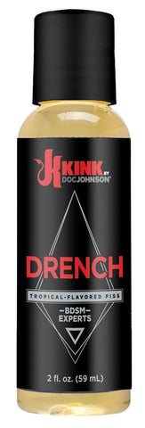 Doc Johnson Kink Wet Works Drencher Silicone Squirting Cock Black Piss Play - Realistic Dildos