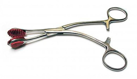 KinkLab Forceps with Rubber Tips Be Long and Stay Hard. - - Nipple and Clit Clamps
