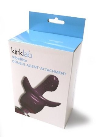 The Stockroom KinkLab VibeRite Double Agent Attachment Dual Stimulation - - Vibrator Accessories