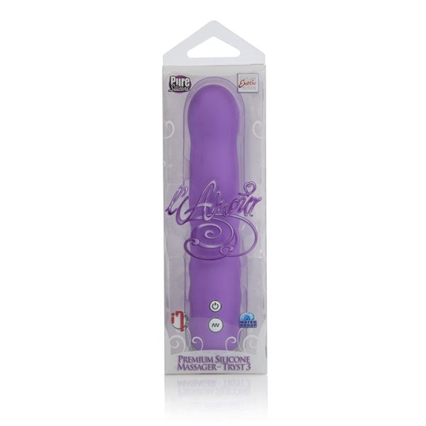 California Exotics LAmour Tryst 3 Premium Silicone Vibrator - - Mini & Slim Vibrators